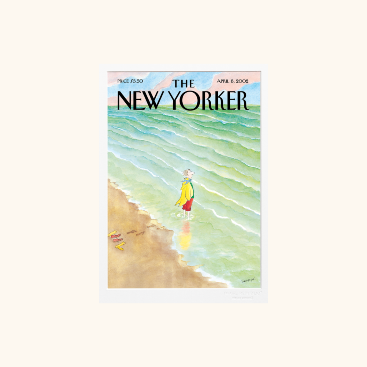 Affiche - The NewYorker 224 Sempé Waves - 38 x 56cm