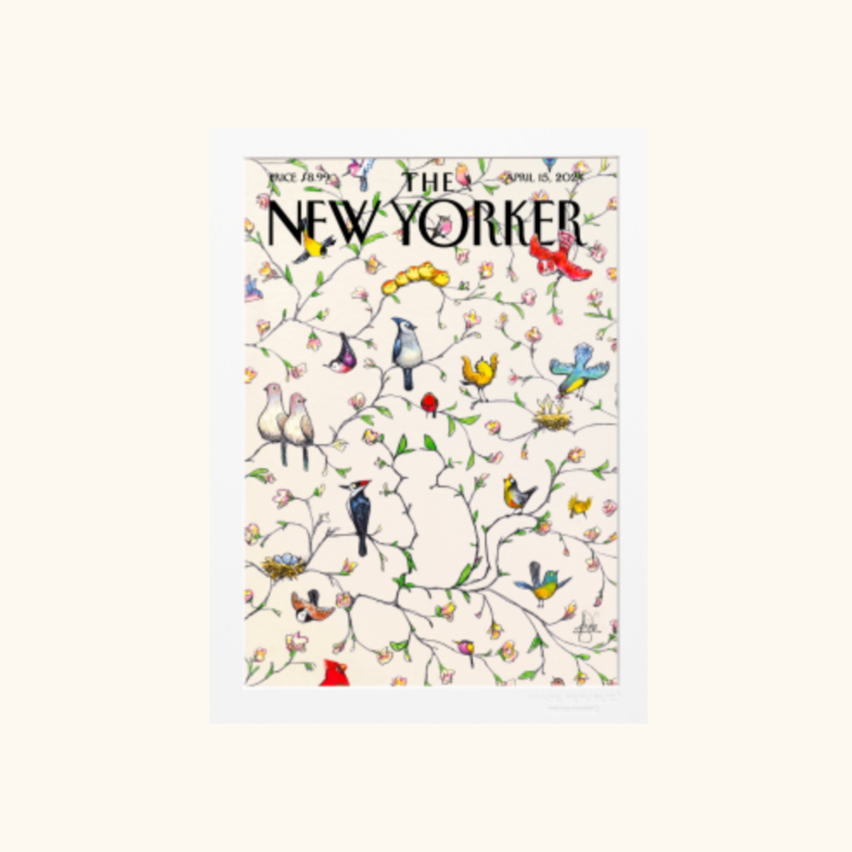 Affiche - The NewYorker 239 Peter de Sève Undercover - 38 x 56cm