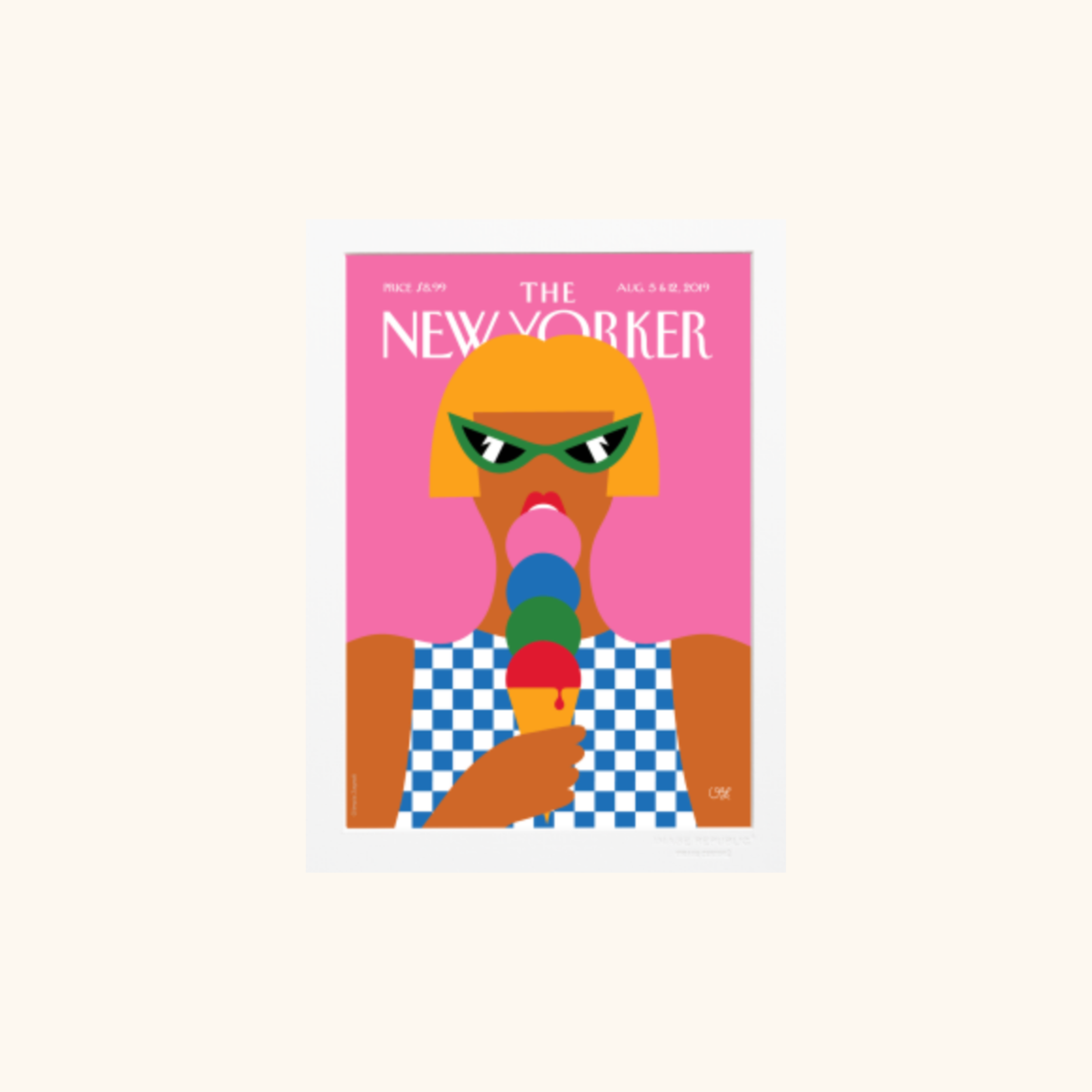 Affiche - The NewYorker 266 Zagnoli Taste of Summer - 38 x 56cm