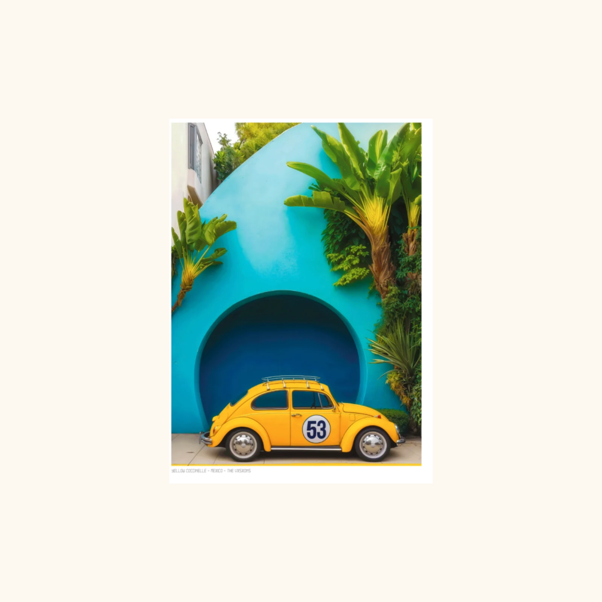 Affiche - The VXSXONS 051 Yellow Coccinelle - 30 x 40cm