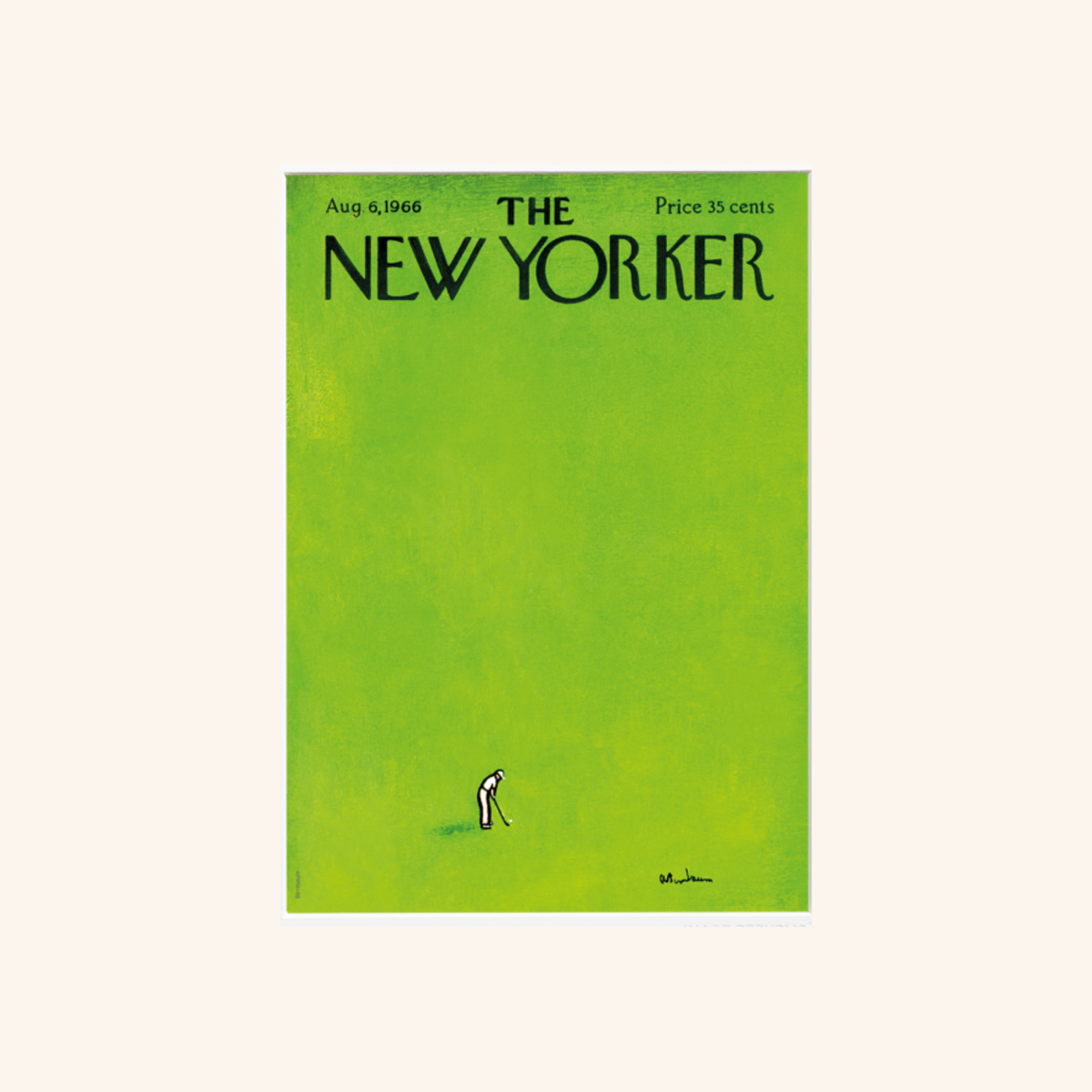 Affiche - Golf - Birnbaum - The New Yorker