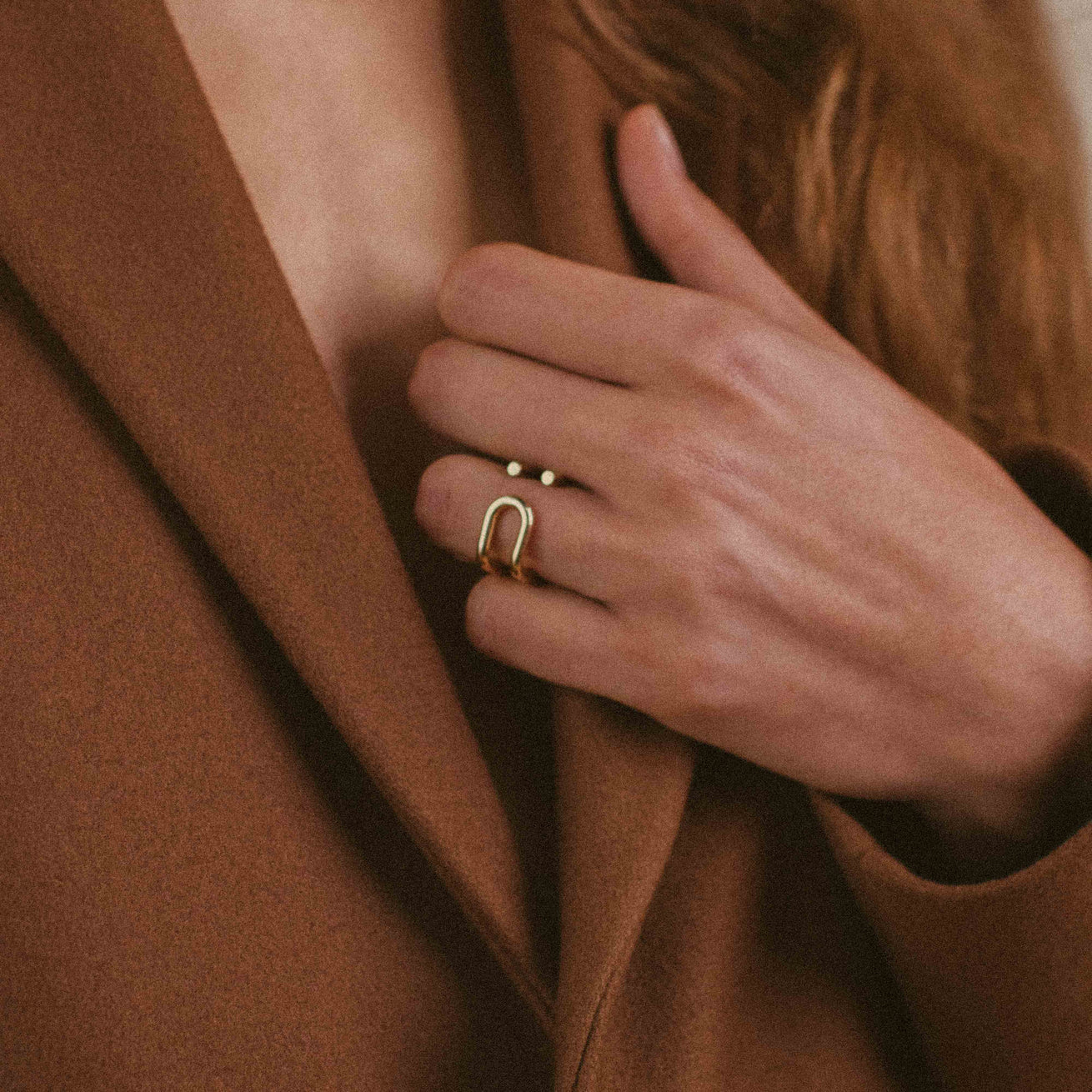 Bague - L'origine plaqué or - T54