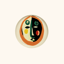 Assiette de service Face 1 Feast en grès – Ø35cm