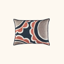 Coussin Marguerite - 40cm x 55cm - 100% lin brodé