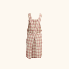Tablier - Toile Vintage vichy - 100% lin