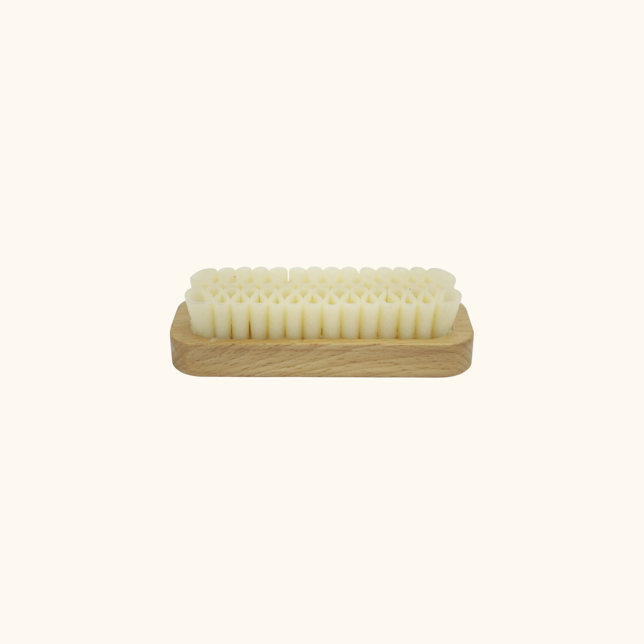 Brosse crêpe pour daim - Bois de hêtre & caoutchouc naturel