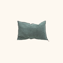 Coussin Vice Versa - Black Line - Chenille soft washed