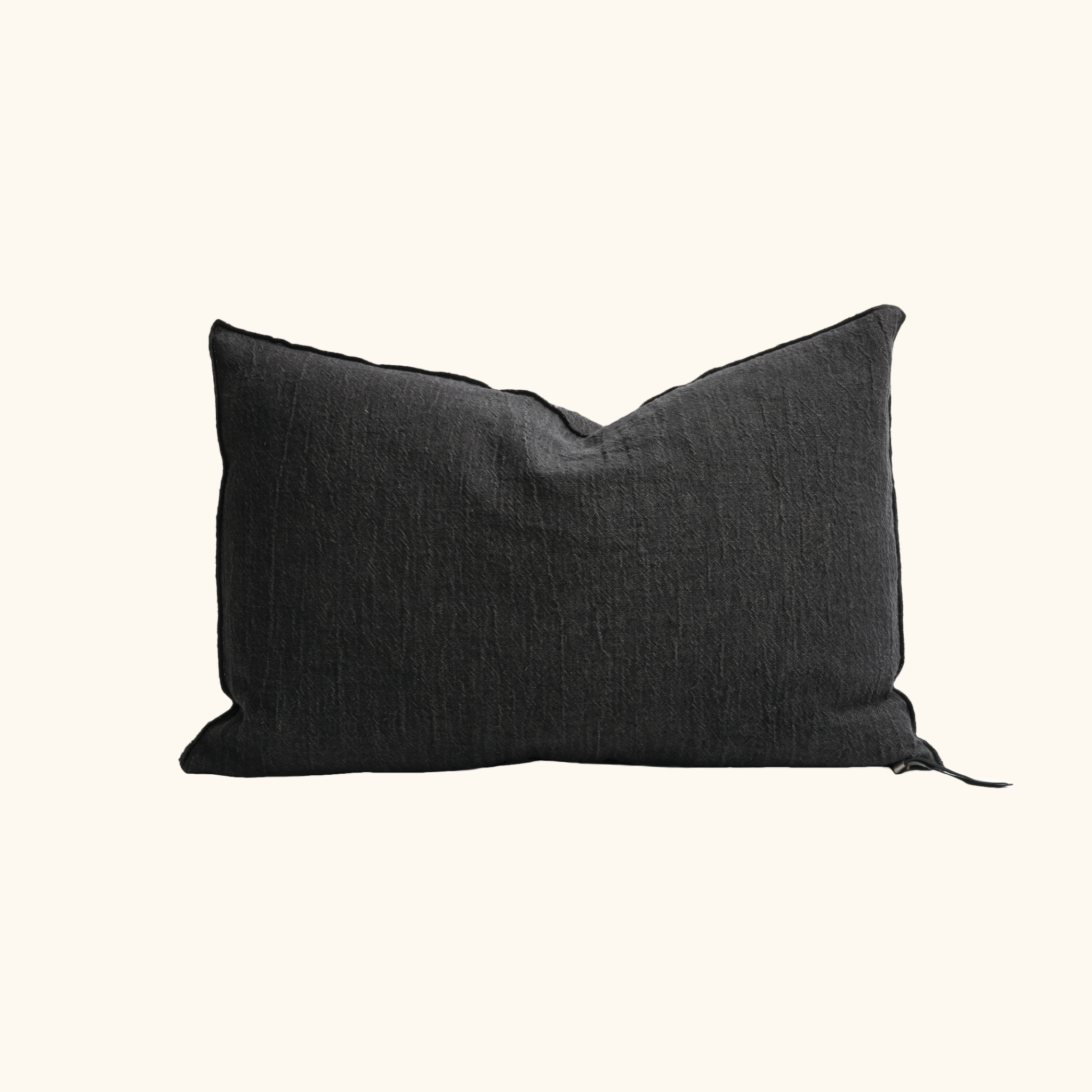 Coussin vice versa - Crépon de lin lavé