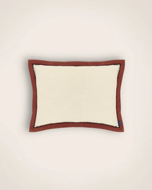 Coussin Khadi Noir en coton tissé main - 40 x 55cm