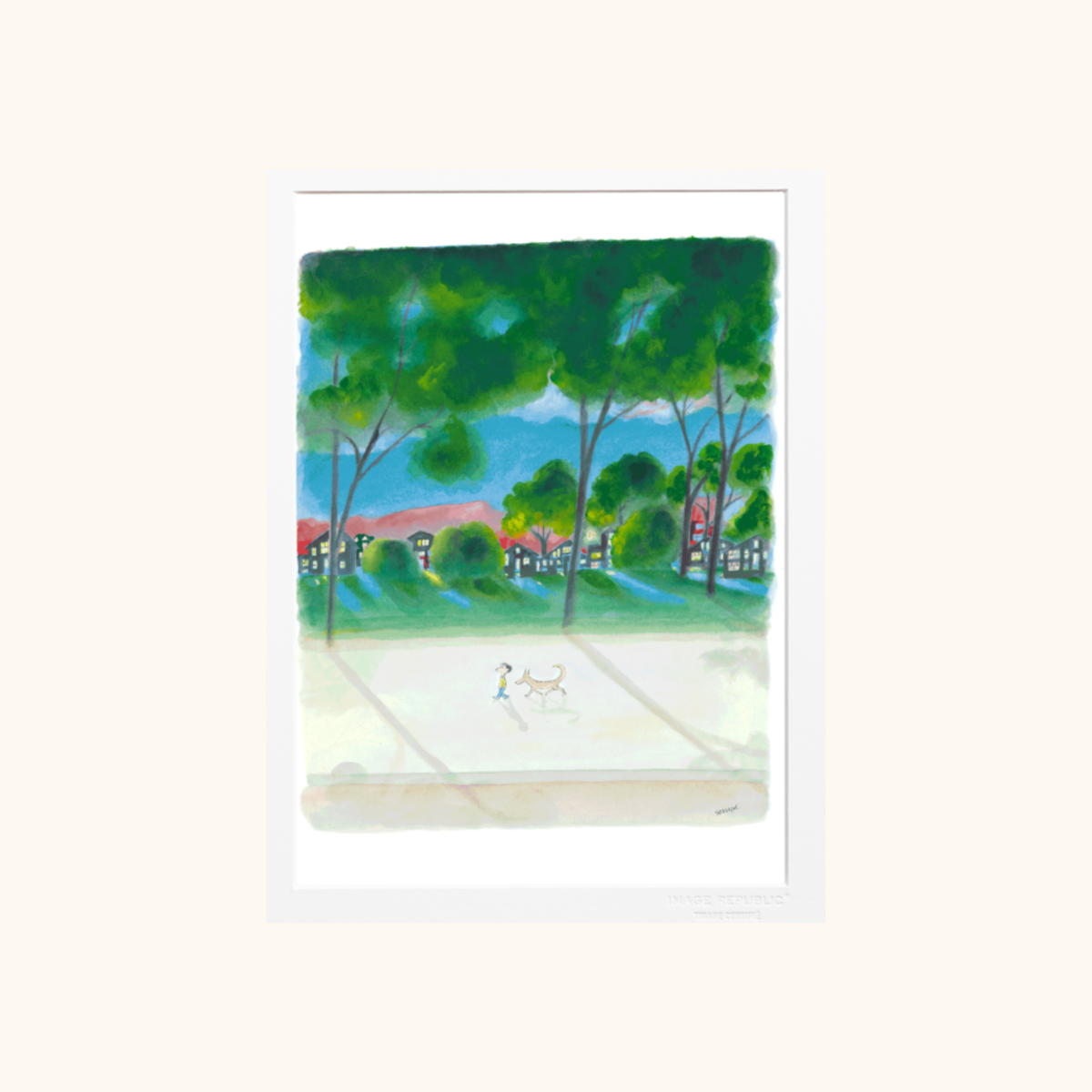Carte postale - Sempé Chien Enfant - 10,5 x 15cm