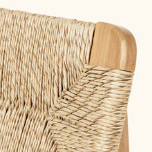 Chaise C-Chair Outdoor en teck naturel