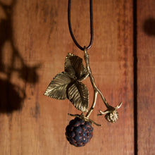 Collier Mulberry bleu foncé