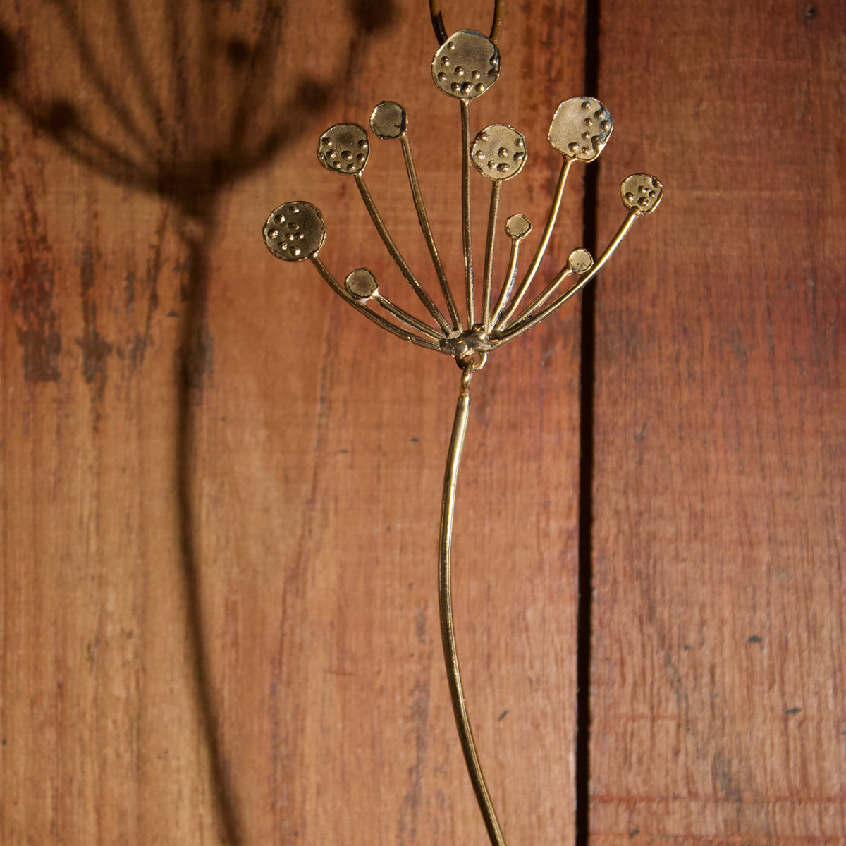 Collier Umbellifer en bronze