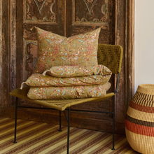Courtepointe PAPILIO - 110cm x 180cm - Havane