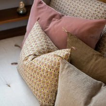 Housse de coussin Tullio en coton imprimé - 3 couleurs