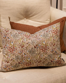 Coussin Papilio en coton imprimé