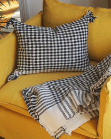 Coussin pied de poule