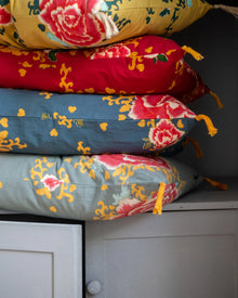 Coussin Liao en coton imprimé - 40 x 55cm / 50 x 70cm