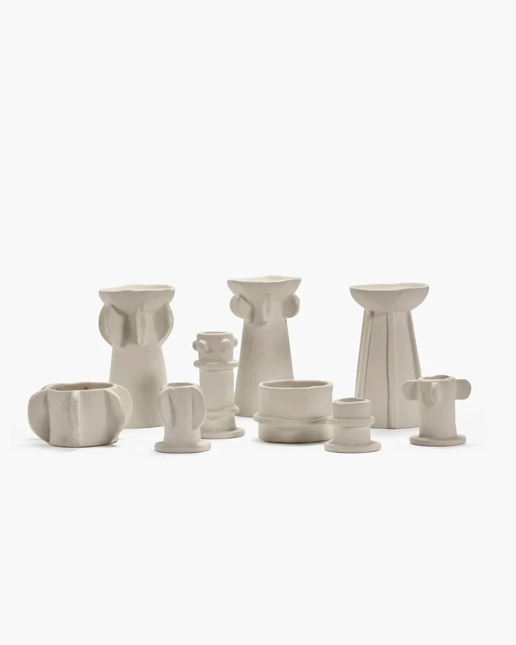 Vase ovale Molly - Beige