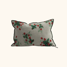 Coussin vice versa -  Lin wabi-sabi imprimé - Les Fraises