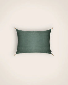 Coussin velours lavé
