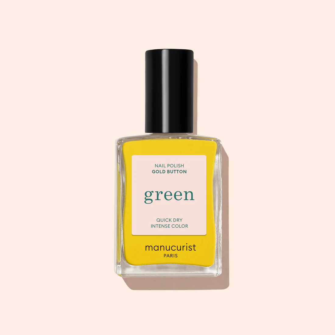 Vernis Green - Gold Button