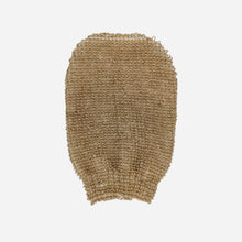 Gant de gommage exfoliant en jute
