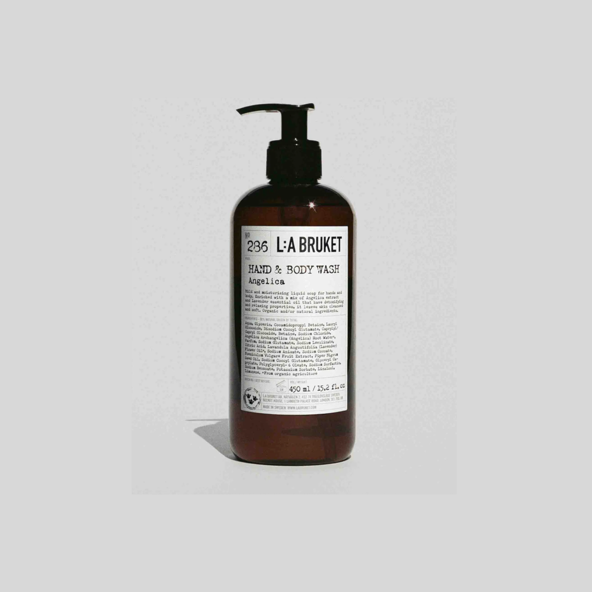 Gel lavant mains et corps – Angelica – N°286