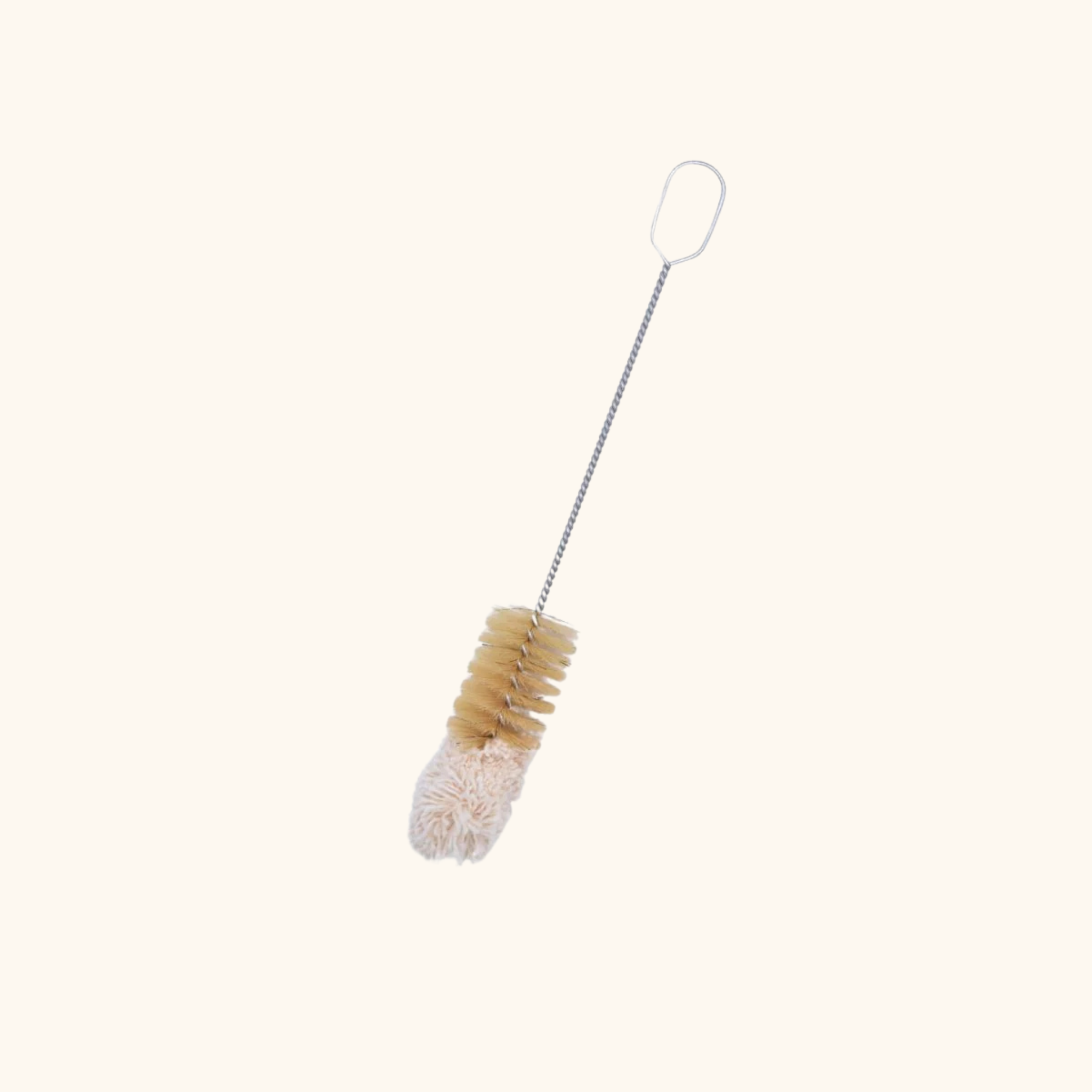 Goupillon à gourde - Inox, soie et coton