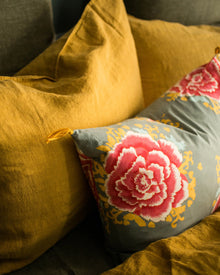 Coussin Liao en coton imprimé - 40 x 55cm / 50 x 70cm