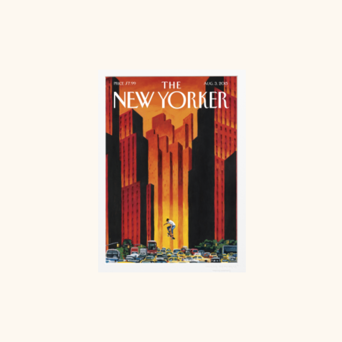 Affiche - The Newyorker 088 Ulriken Endless Summer - 38 x 56cm
