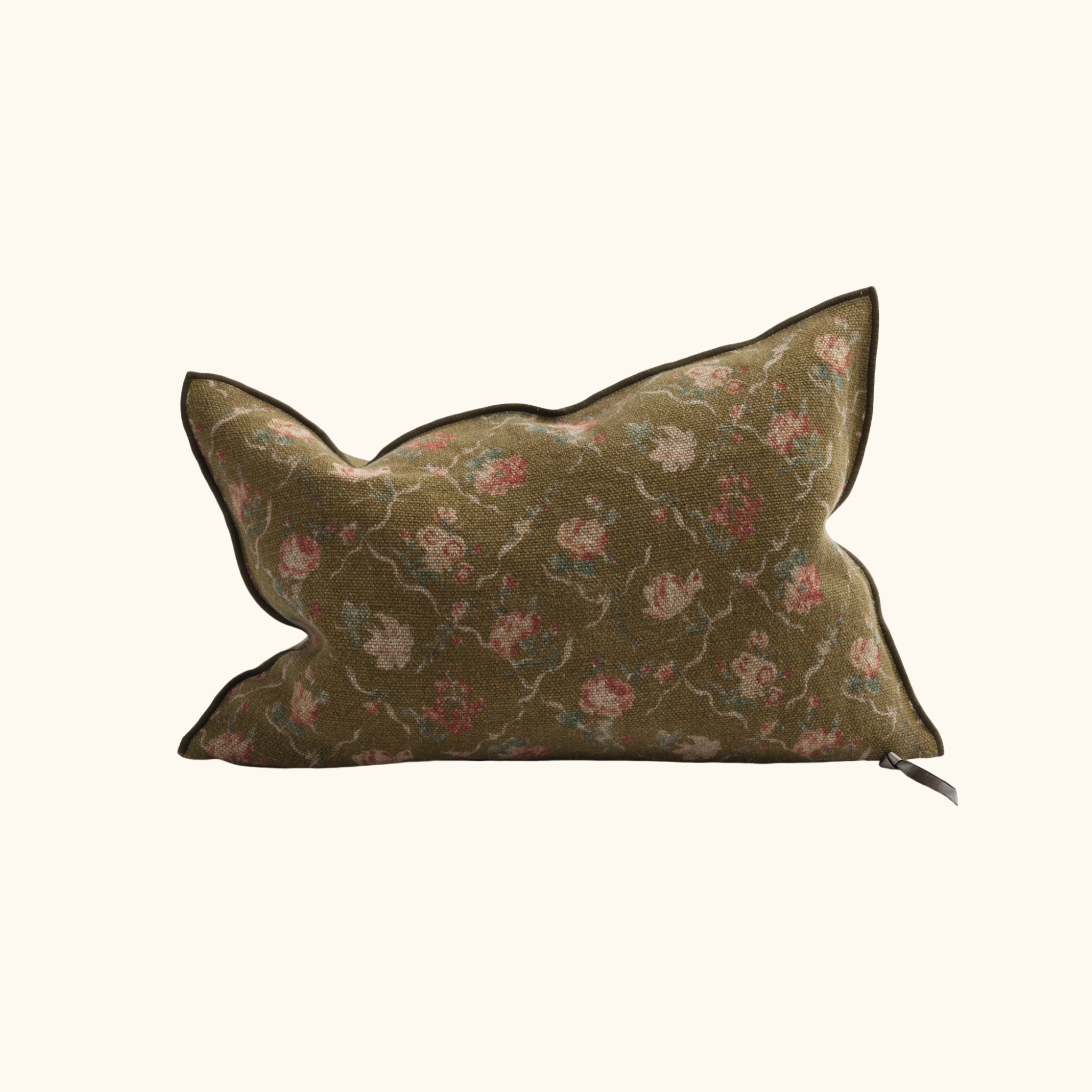 Coussin Vice Versa - Lin wabi-sabi - Jardin secret