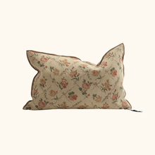 Coussin Vice Versa - Lin wabi-sabi - 30cm x 50cm - Jardin secret*