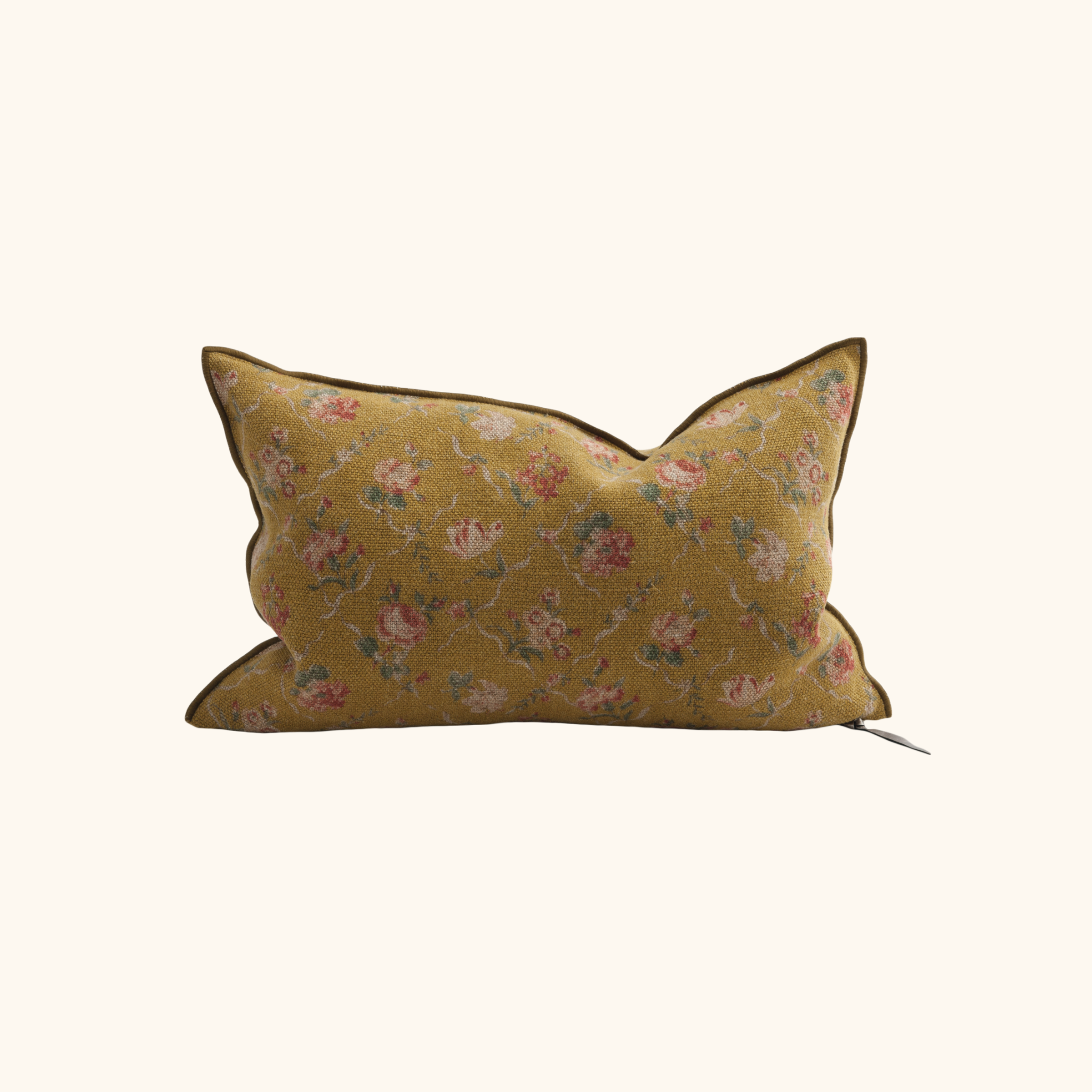 Coussin Vice Versa - Lin wabi-sabi - Jardin secret
