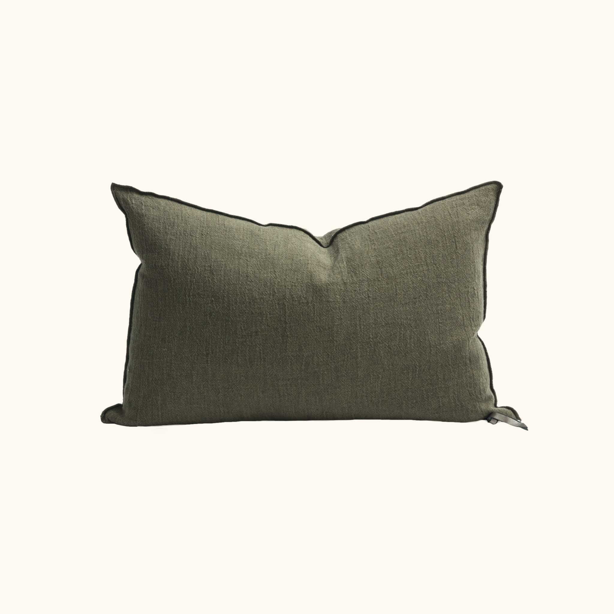 Coussin vice versa - Crépon de lin lavé