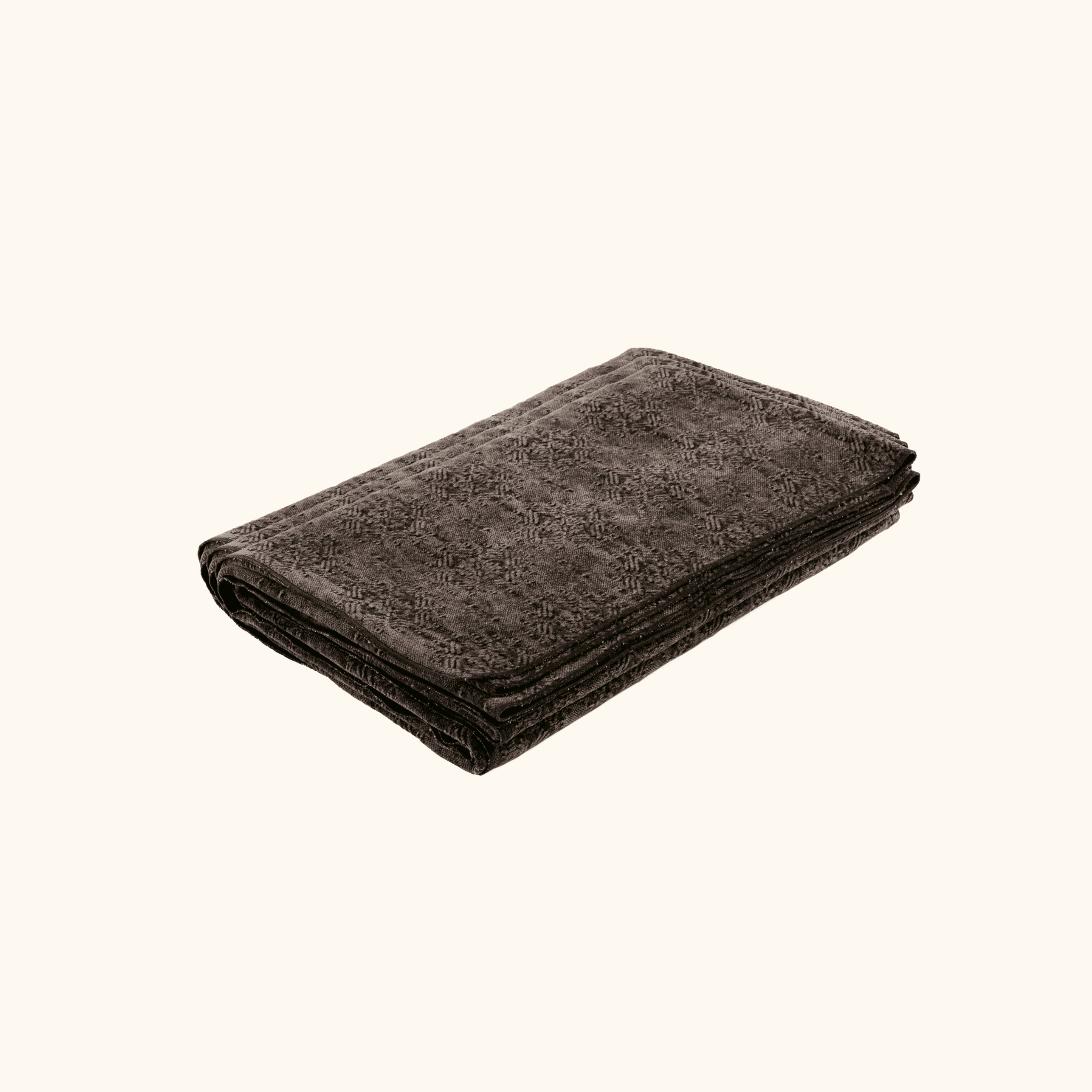 Plaid Vice Versa - 135cm x 200cm - Kilim brownie