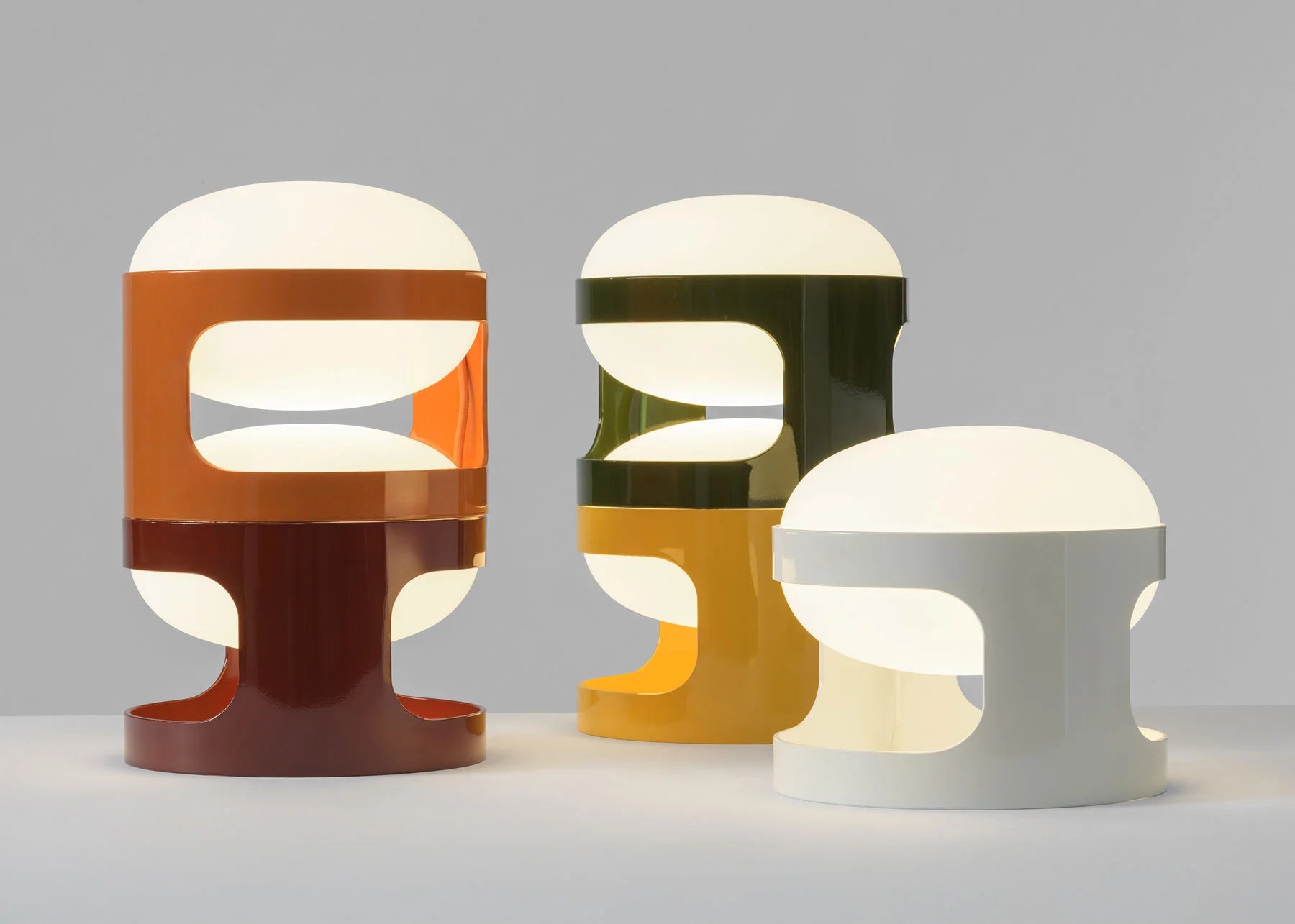 Lampe à poser KD28 - Rouge orange