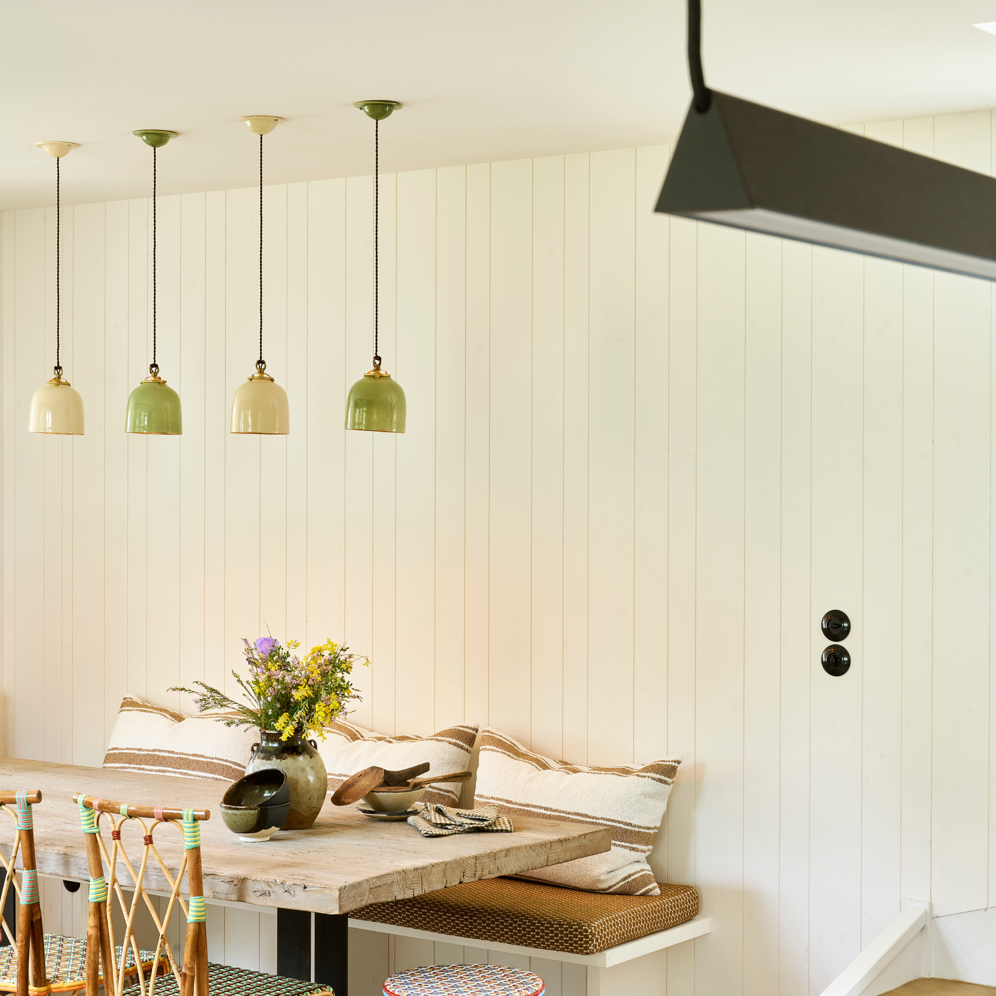 Suspension cloche - Vert tendre