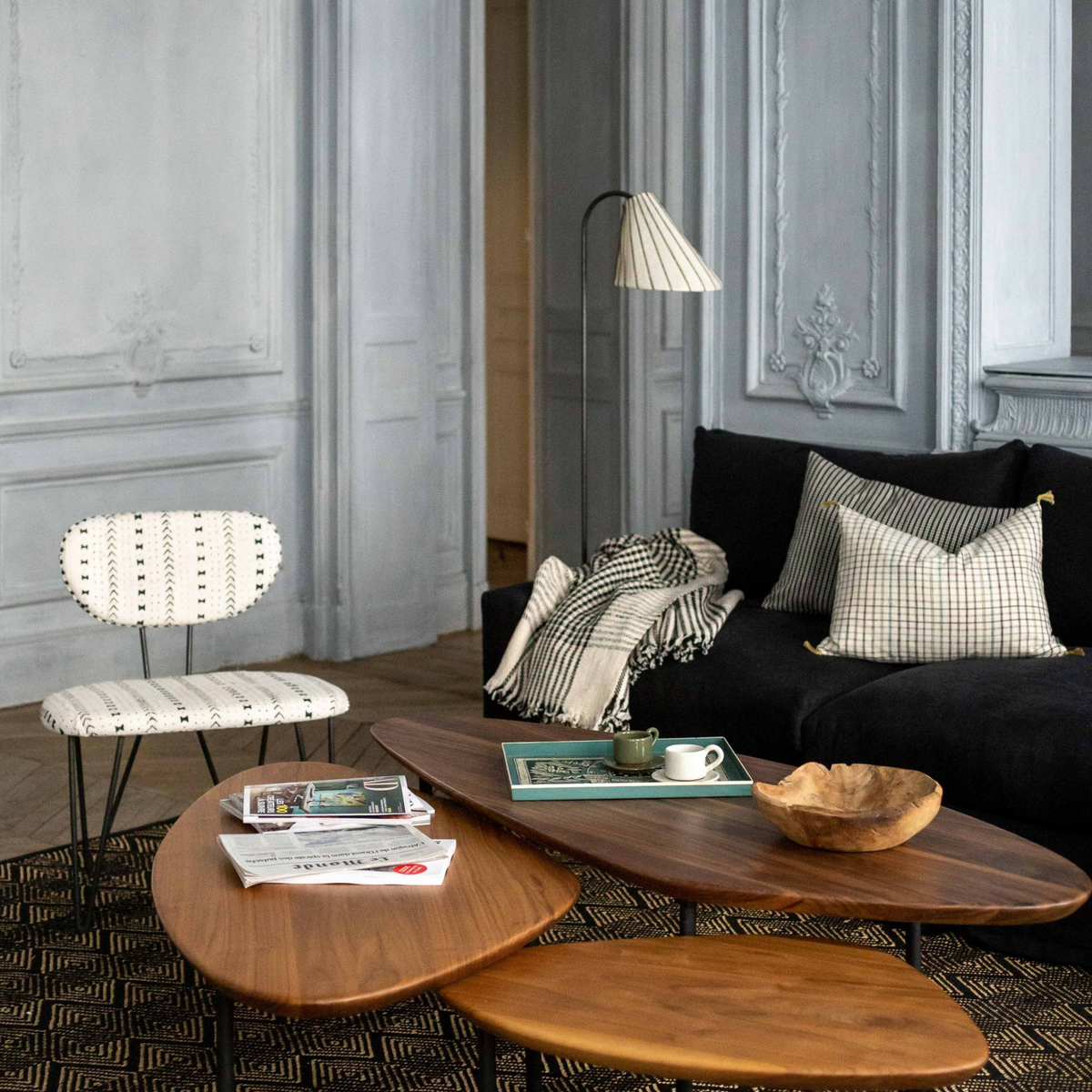 Lampadaire Ella avec abat-jour Baco
