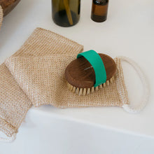 Lanière gommage exfoliante en jute