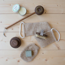 Lanière gommage exfoliante en jute