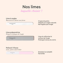 Lime à ongles blanche Premium – Grain 100/180