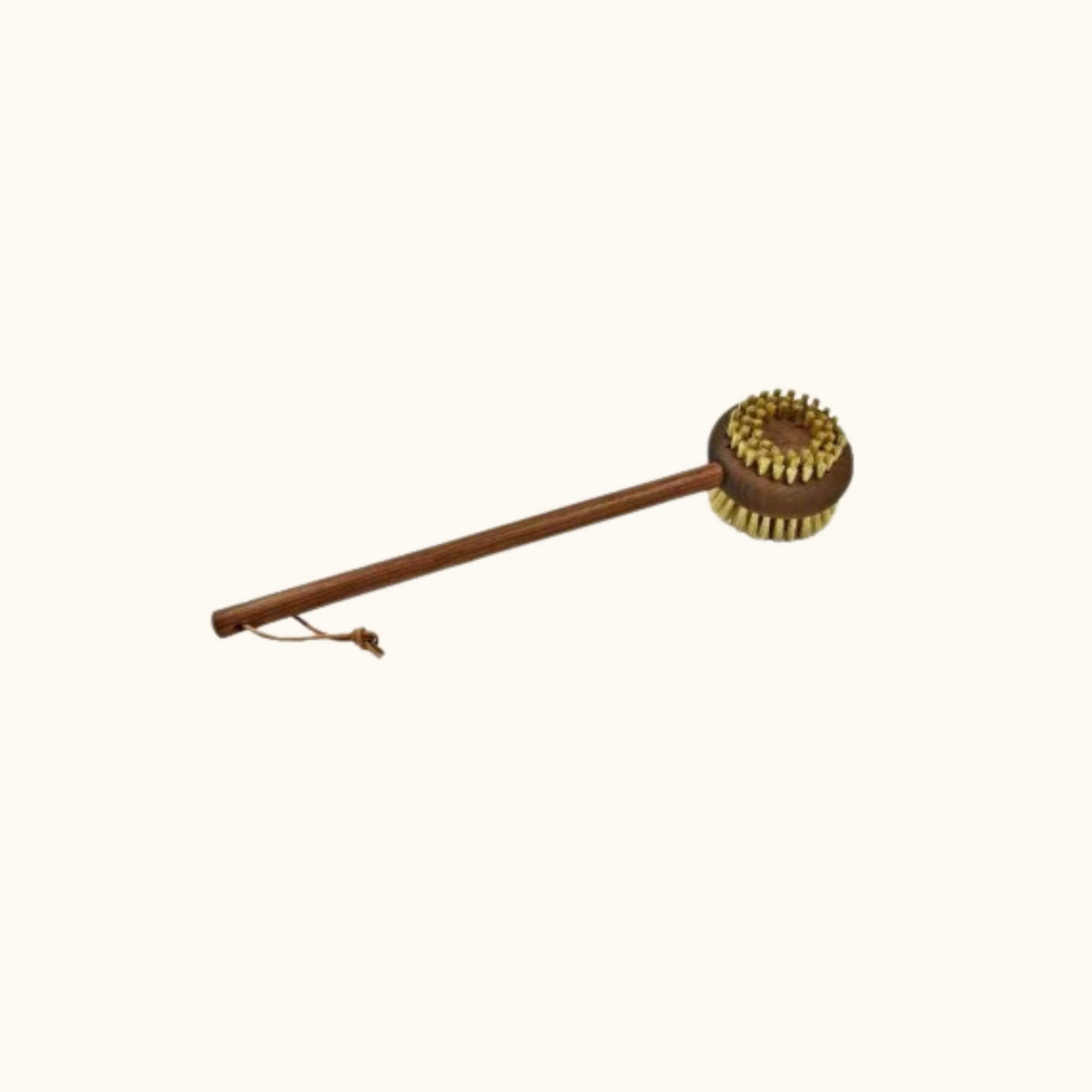 Brosse pour dos - Soie blanche - Frêne thermo chauffée