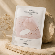 Masque hydrogel aux fleurs bio fermentées