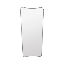 Miroir F.A. 33 en laiton noir - Grand modèle