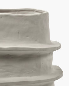 Vase ovale Molly - Beige