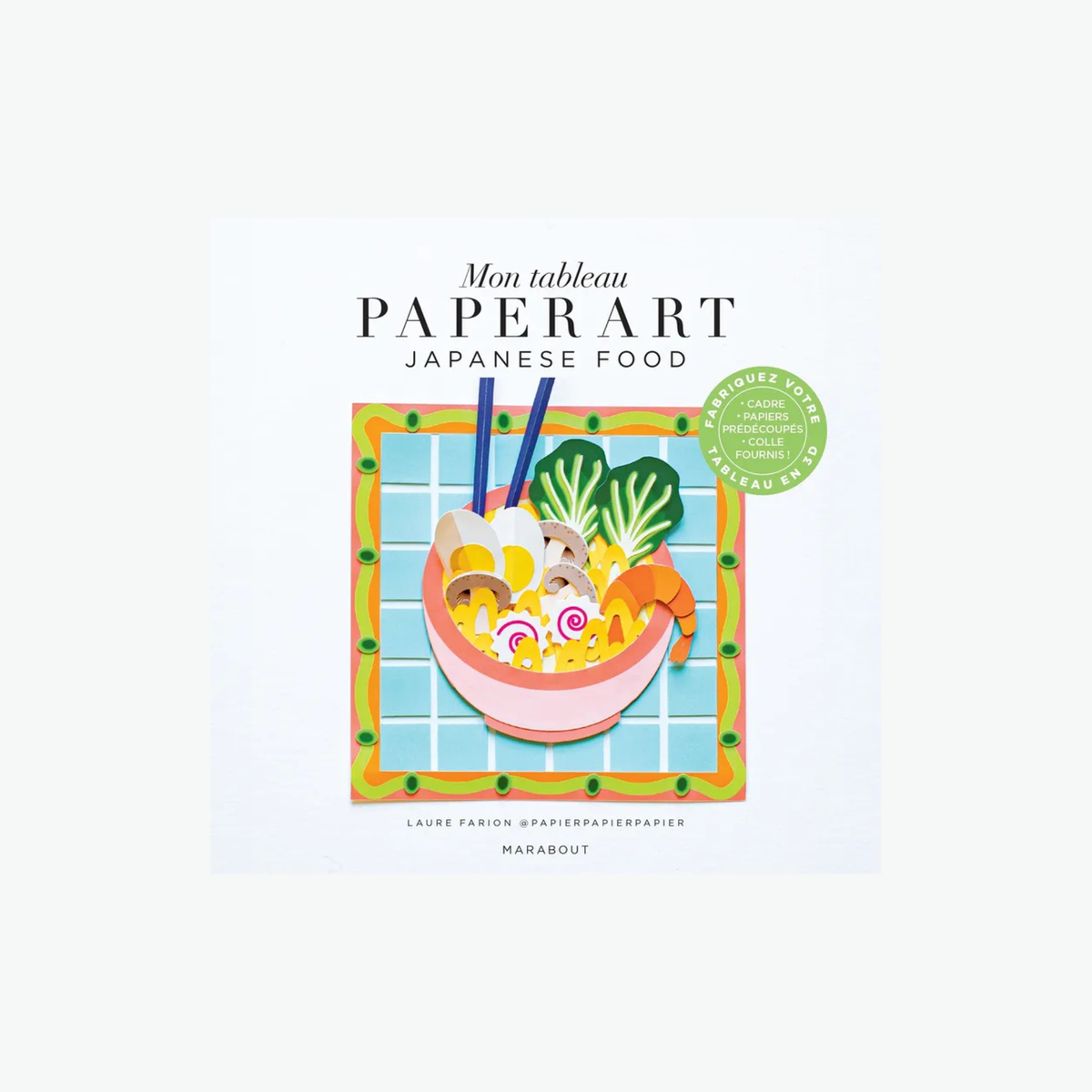 Mon tableau Paper Art Japanese Food - Laure Farion