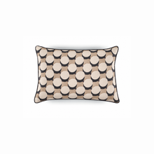 Coussin Twist en soie imprimée