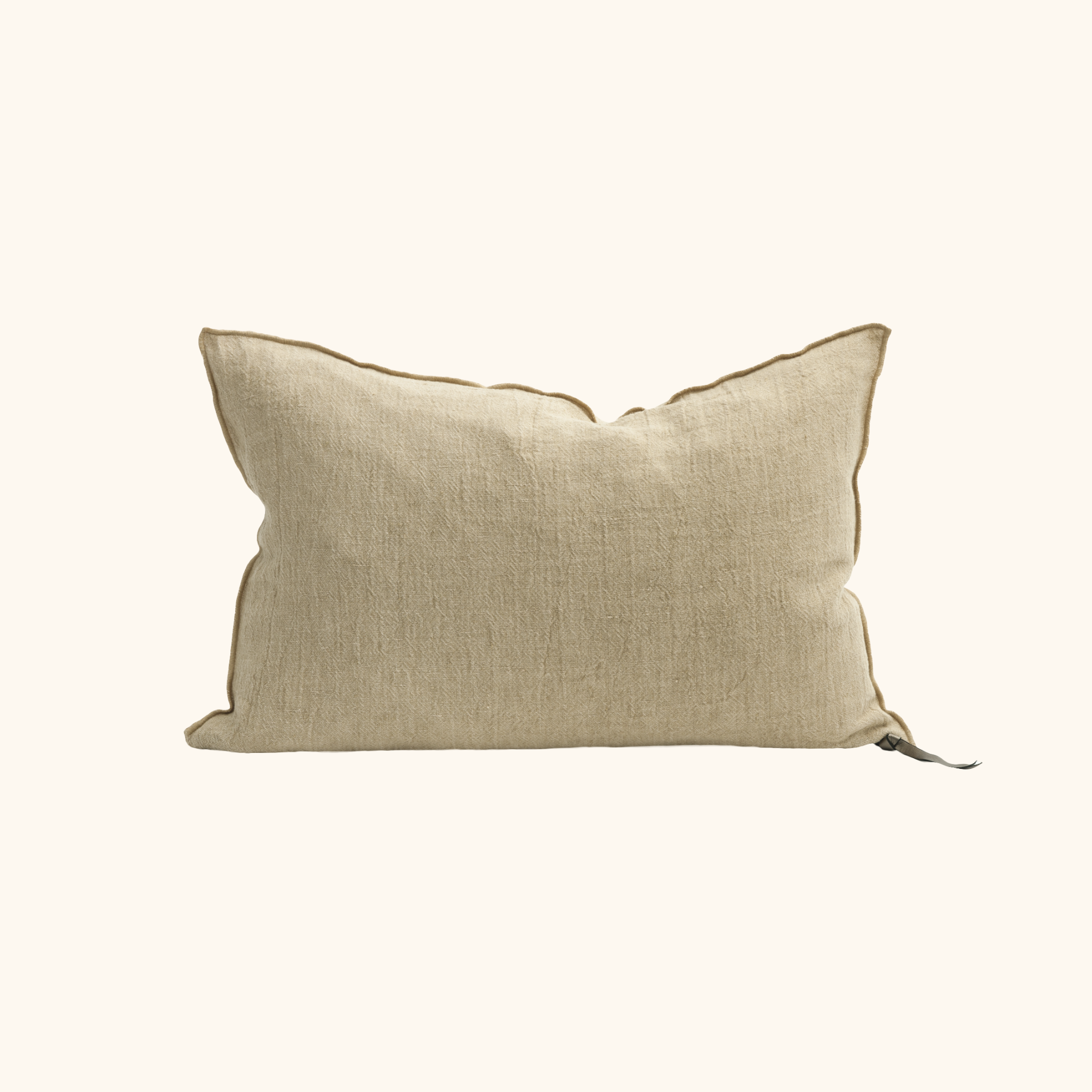 Coussin vice versa - Crépon de lin lavé