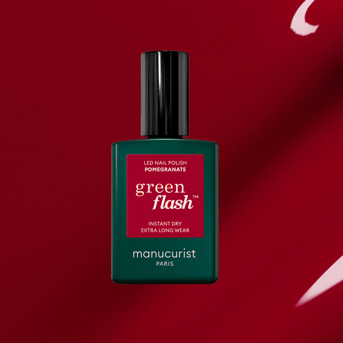 Vernis Green Flash semi-permanent - Pomegranate